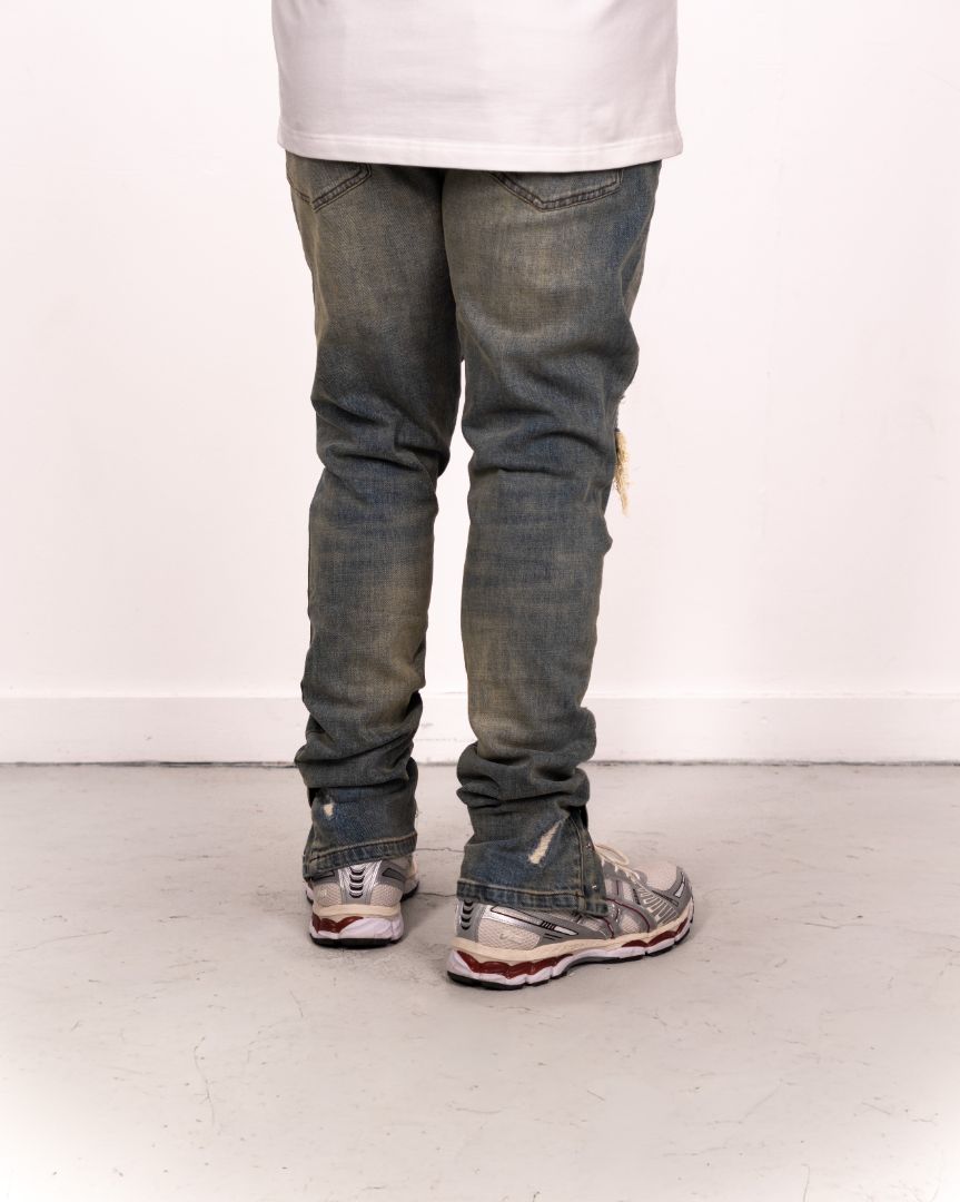 Let It Purple Rain Rockstar Jeans