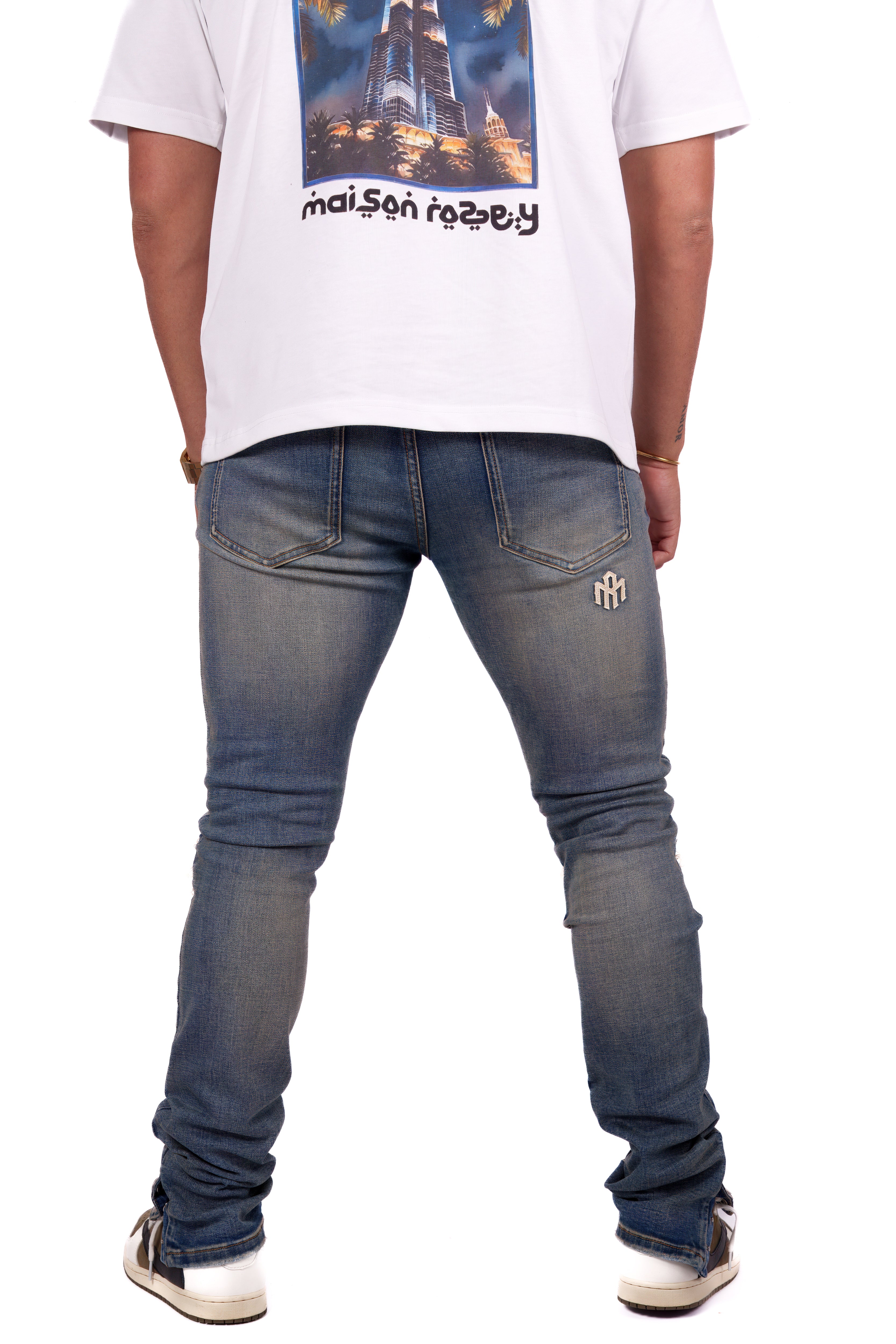 Purple Rain Rockstar Jeans