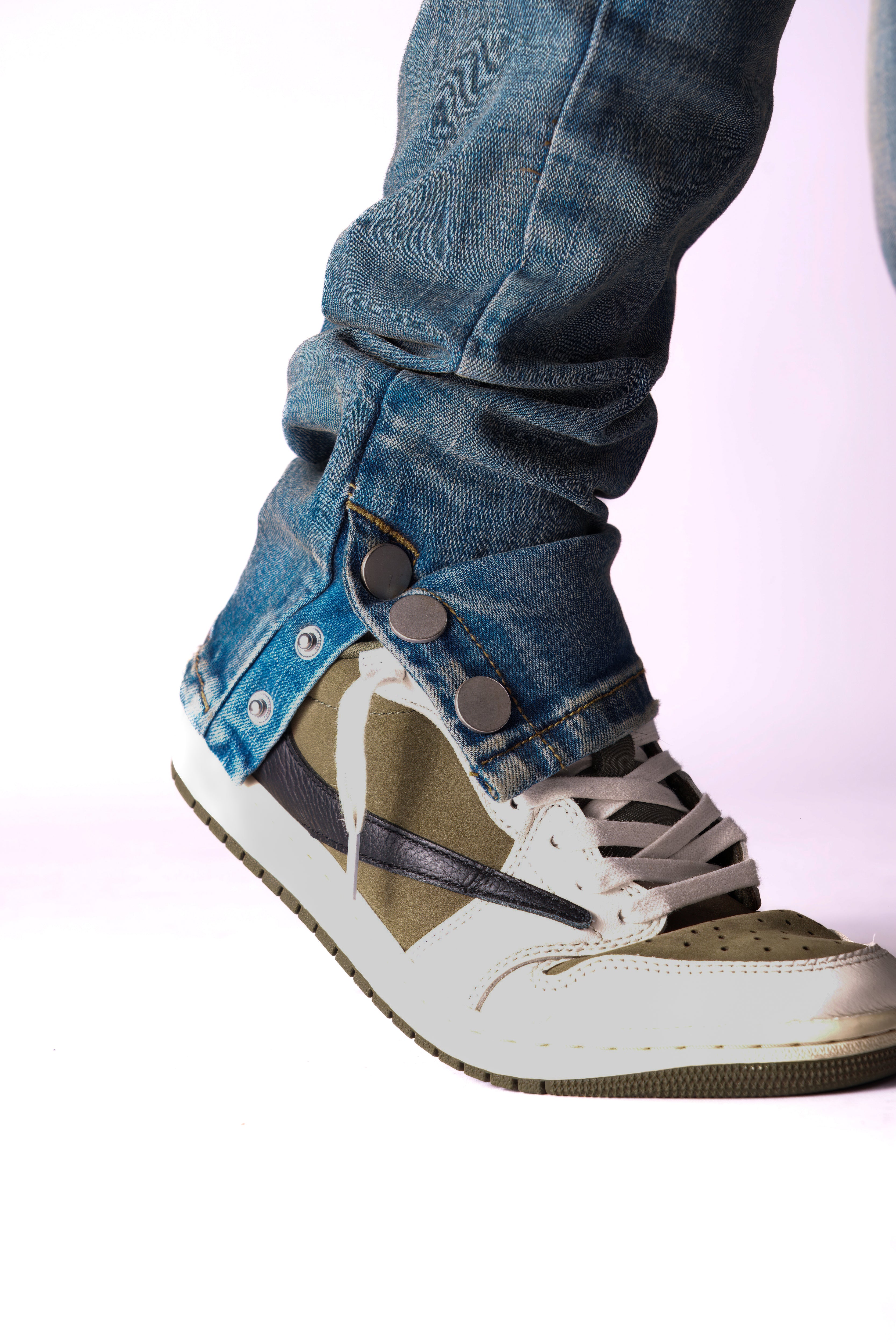 Purple Rain Rockstar Jeans