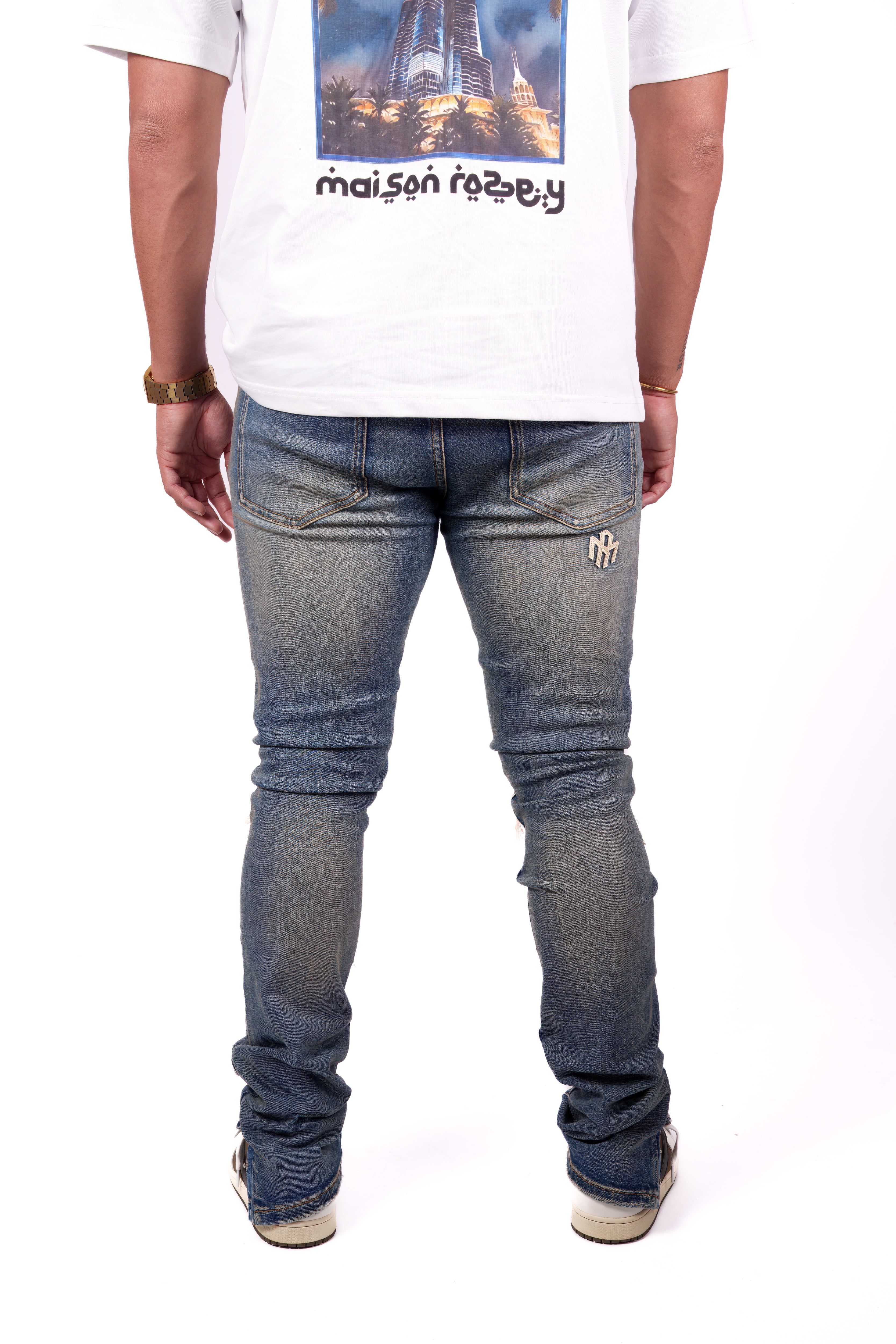 Purple Rain Rockstar Jeans
